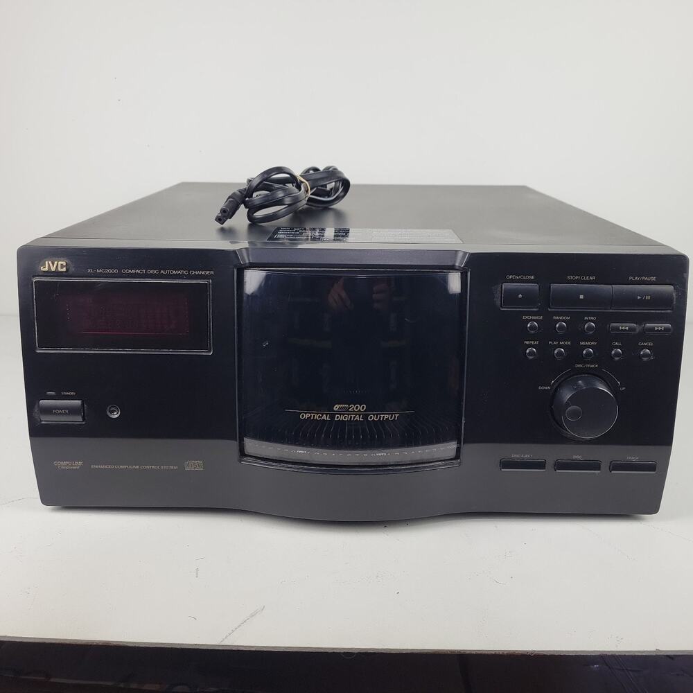 JVC XL-MC2000BK 200 Disc CD Changer Player Carousel Tested Working